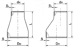 Переходы концентрические ГОСТ 17378-2001